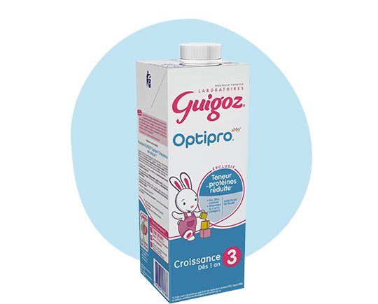 Guigoz Optipro lait 2, croissance, éveil bébé,développement