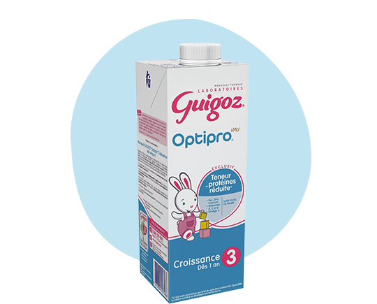 Guigoz Optipro Croissance lait 3eme âge - Repas bébé de 1 à 3 ans