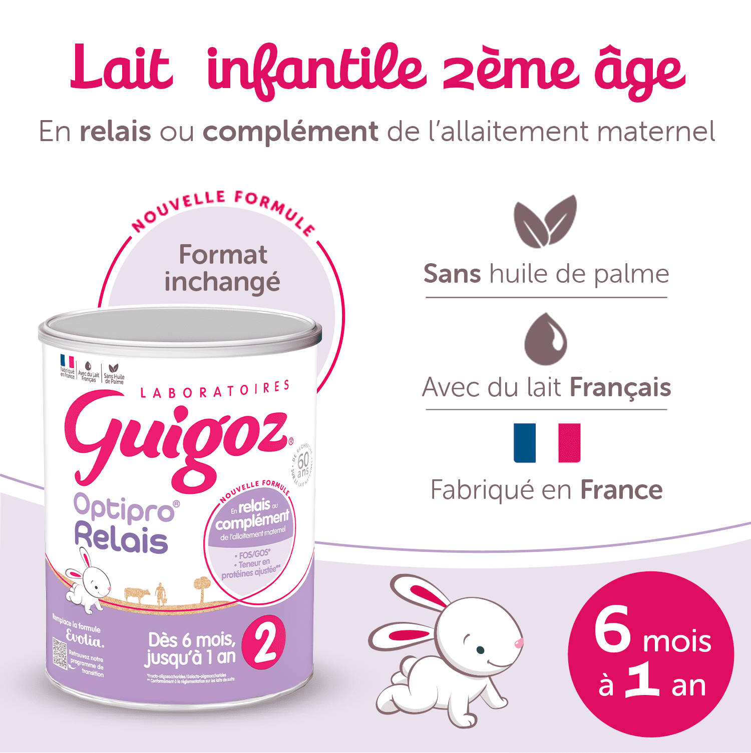 lait infantile 2ème âge