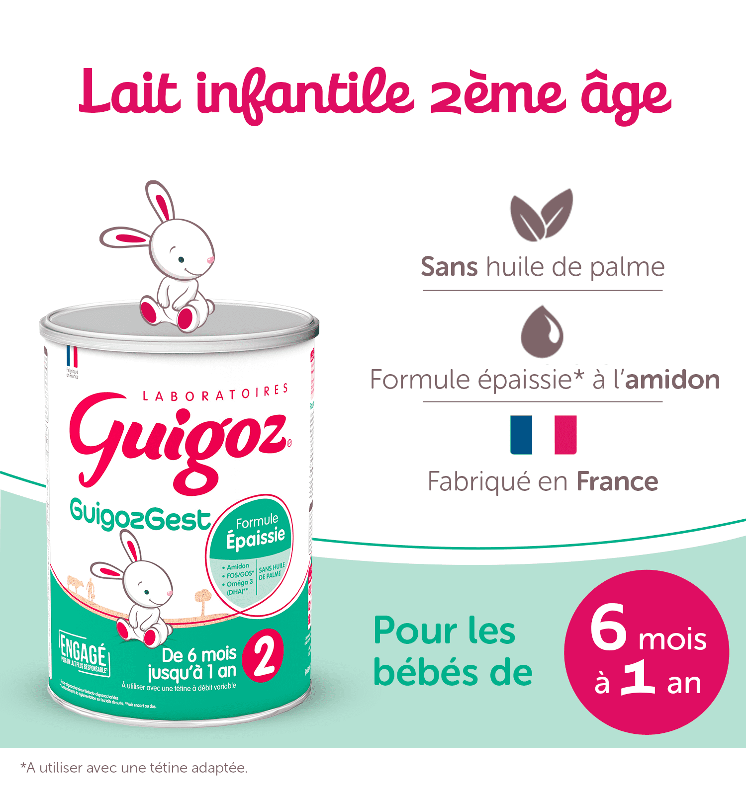 lait infantile 2ème âge