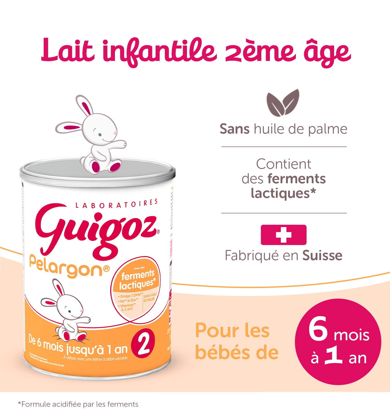 Lait 2ème âge