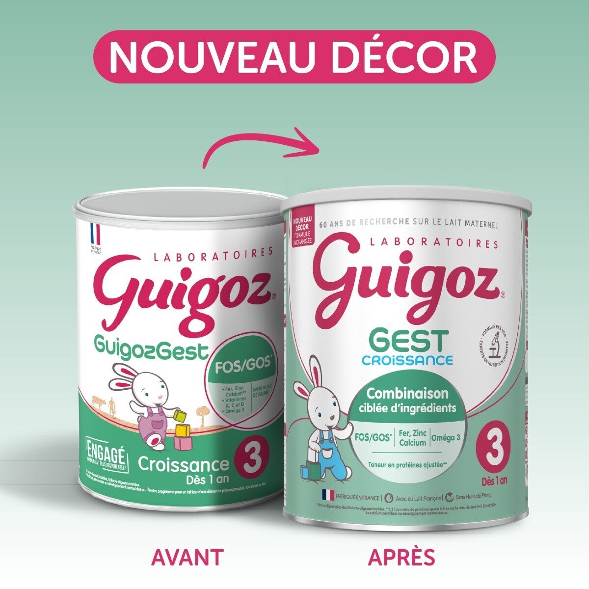 Lait de croissance GUIGOZ® GuigozGest 3