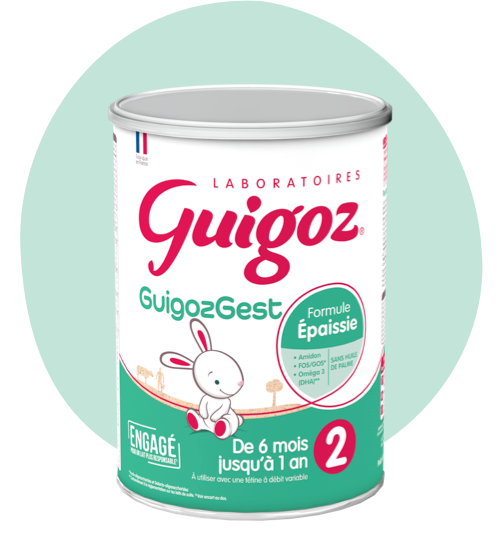 Lait Guigozgest 1 et âge x 2 - Guigoz