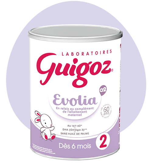 GUIGOZ Evolia 2 - Lait bébé 2ème âge en poudre de 6 à 12 mois