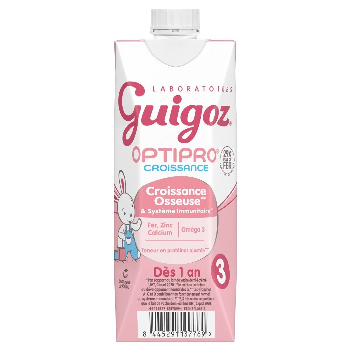Lait de croissance* liquide GUIGOZ® Optipro® Croissance