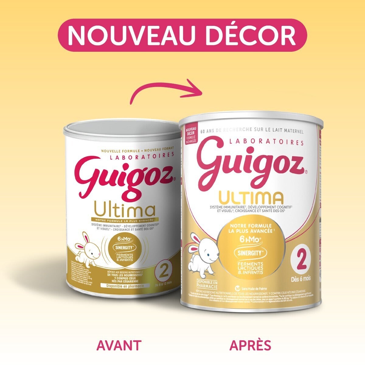 Lait 2ème âge GUIGOZ® Ultima 2