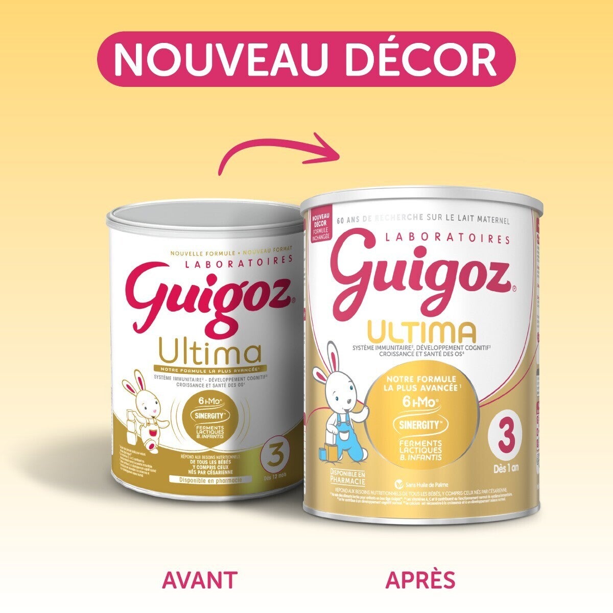 Lait de croissance GUIGOZ® Ultima 3 Croissance