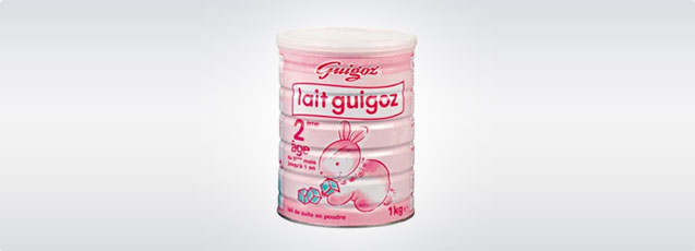 Lait Guigoz : trouvez tous les laits de la marque Guigoz