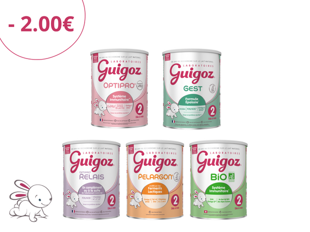 Offre cashback -2euros sur les laits deuxième âge