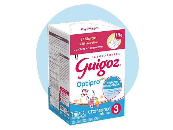Lait de croissance GUIGOZ® Optipro Croissance (2 sachets de 600g)