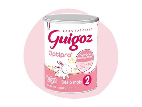 Lait 2ème âge GUIGOZ® Optipro 2 : lait de suite