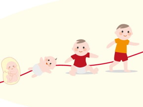 Evolution d'un enfant illustrée Evolution d'un enfant illustrée