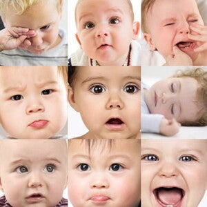 têtes de bébés