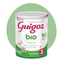 Lait infantile bio pour bébés de 10 mois à 3 ans