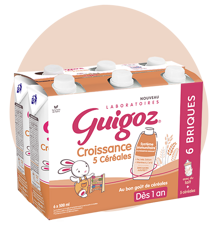 Boite de lait de croissance Guigoz Optipro pour bébé dès 1 an