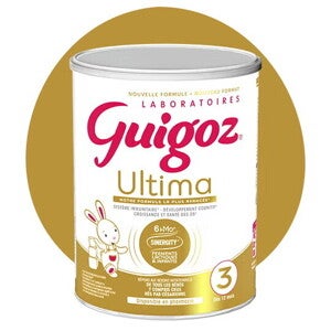 Lait bébé en poudre Guigoz formule Ultima 3 dès 12 mois