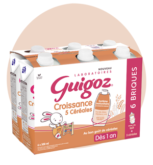 Boite de lait de croissance Guigoz Optipro pour bébé dès 1 an