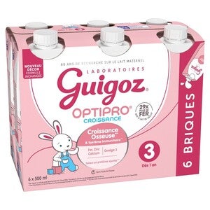 Lait de croissance* liquide GUIGOZ® Optipro® Croissance