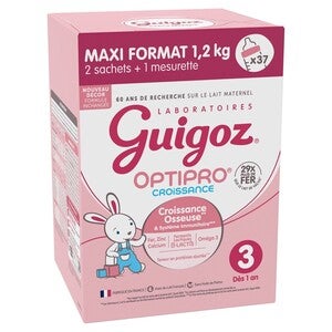 Lait de croissance GUIGOZ® Optipro® Croissance (2 sachets de 600g)