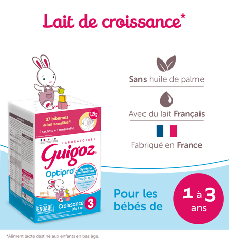 lait de croissance