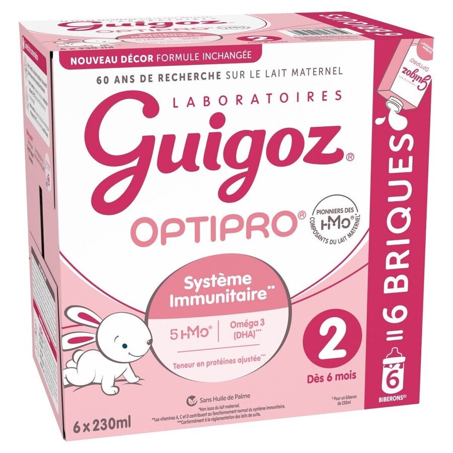 Lait 2ème âge liquide GUIGOZ® Optipro 2 Liquide