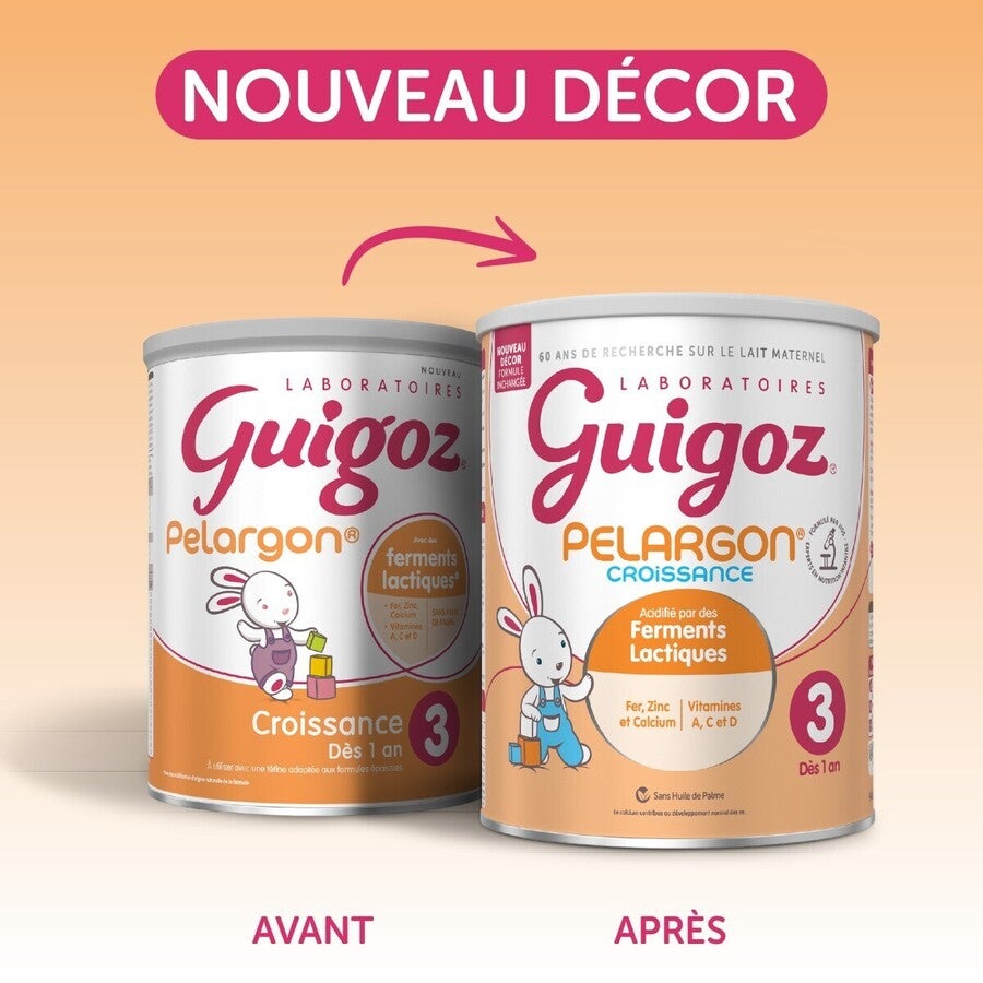 Lait 3ème âge GUIGOZ® Pelargon 3