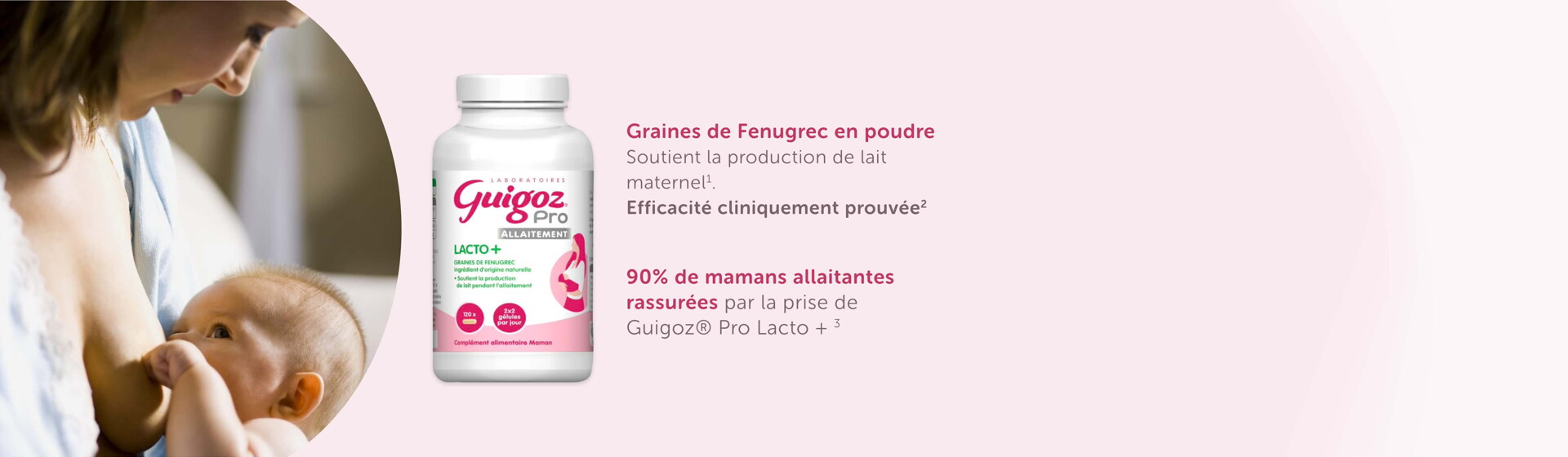 Guigoz® Pro Allaitement Lacto + x120 gélules