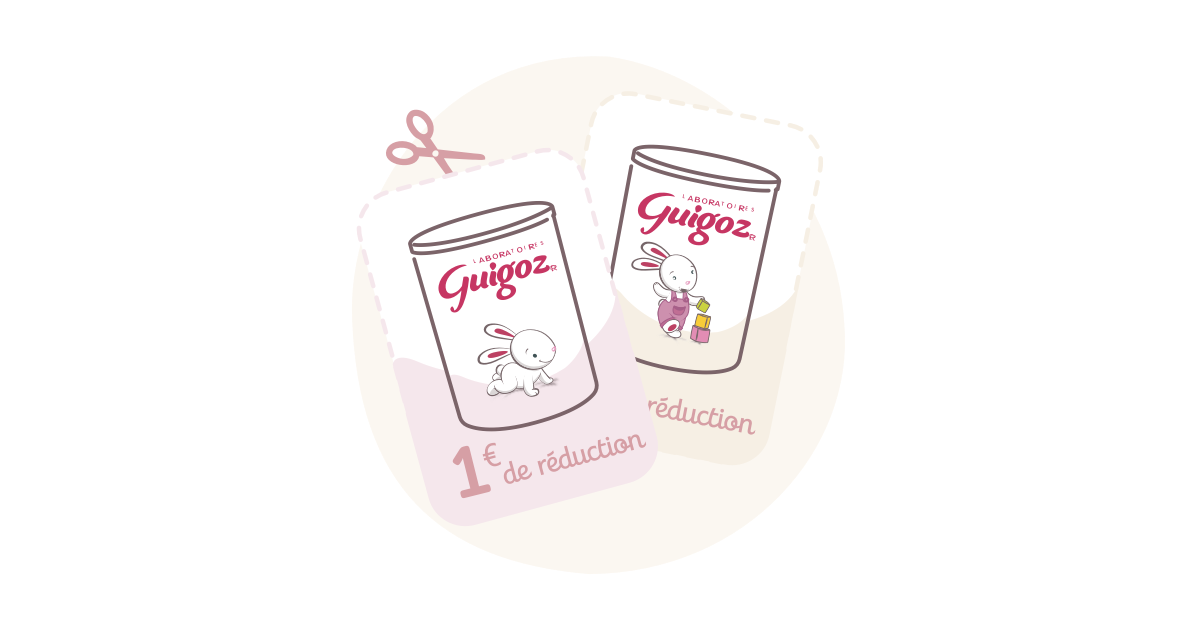 Découvrez les bons de réductions GUIGOZ pour bébé Guigoz