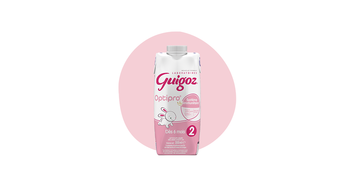 Guigoz Optipro 2 lait bébé poudre 2eme Age 900g