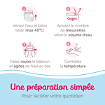 Infographie Comment préparer un biberon pour bébé