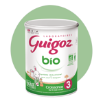 Lait infantile bio pour bébés de 10 mois à 3 ans